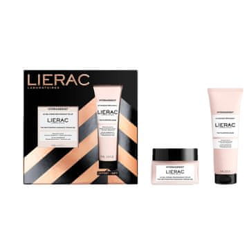 Lierac Hydragenist vlažilni set: posvetljevalni kremni gel 50 ml + polnilna maska 75 ml