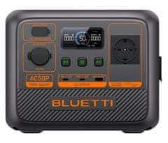 BLUETTI AC50P prenosna polnilna postaja, 700 W, 504 Wh, črna