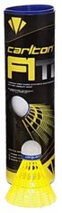 Dunlop F1 Ti Rumene žogice za badminton modra embalaža cev 6 kosov