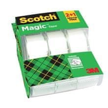 3M Scotch Magic lepilni trak z odvijalnikom, 2+1 brezplačno