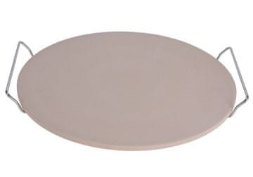 EXCELLENT Kamen za pico KO-404001340 za pečico ali žar z ročaji 33 cm