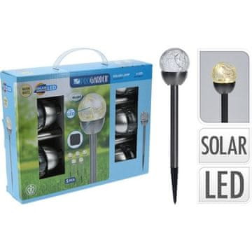 ProGarden Vrtna sončna svetilka KO-DX9300410 LED lighting set of 5 pcs.