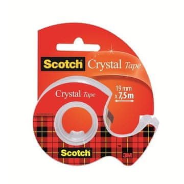 Scotch Crystal Clear lepilni trak z odvijalnikom