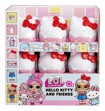 MGA Presenečenje L.O.L.! Lutka Hello Kitty, serija 2