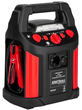 Kraft&Dele Večnamenska naprava 1200/700A 26Ah 12V + osvetlitev + kompresor + inverter KD5347