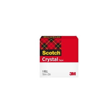 Scotch Crystal Clear lepilni trak, 19 mm x 33 m