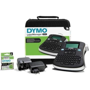 Dymo Etiketni trakovi LM 210D+ in D1 12 mm, beli/črni