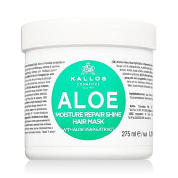 Kallos Aloe Vera hidratantna in negovalna maska za suhe lase