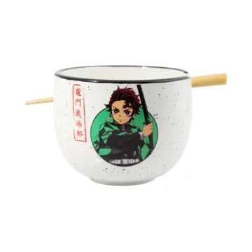 Stor Skleda za ramen 414 ml s palačami - komplet za tanjiro DEMON SLAYER
