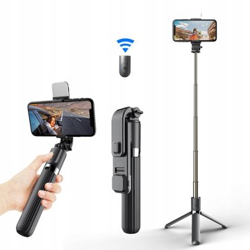 Selfie palica (L03S), bluetooth, daljinski upravljalnik, Techsuit, lahka, priročna 84 cm