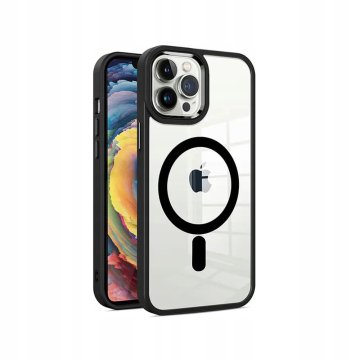 Ovitek za iPhone 15 Pro Max z Magsafe - črn