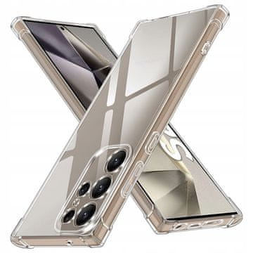Ovitek Techsuit za Samsung Galaxy S24 Ultra, ovitek, hrbtna stran, ovitek - brezbarven