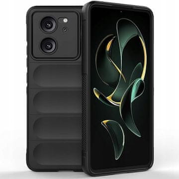 Zadnji ovitek za Xiaomi 13T / 13T Pro, črno ohišje, elegantno