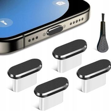 Vtič USB-C, Komplet 4 vtičev USB-C s krtačko