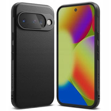 RINGKE Ovitek za Google Pixel 10, serija Onyx, visoki robovi, črna zadnja stran