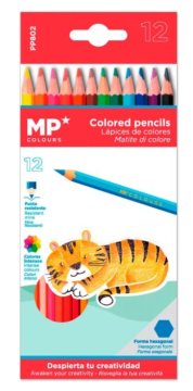 Omp barvice, 12 kosov, mehke, šesterokotne, PP802