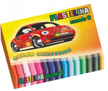 Plastelin 8 barv SDM
