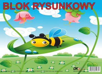 Blok za risanje A4 18 listov bel
