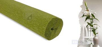 Cartotecnica Rossi Italijanski krep papir 180g št. 612 olivno zelen