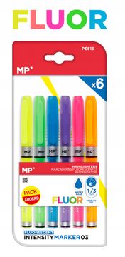 Omp Fluo označevalnik 6 barv 1,0-3,0 mm mešanica barv