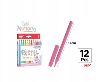 Markerji MP 12 barv PP851P pastelne barve