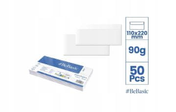 DL ovojnica bela samolepilna 110 mm x 220 komplet 50 kosov