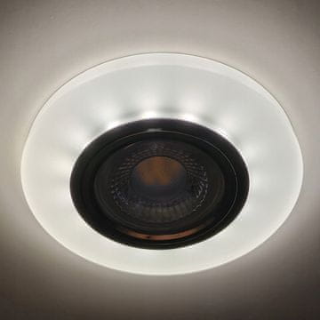 DE Halogenska steklena stropna svetilka + LED trak GU10