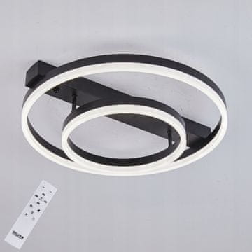 DE STROPNA SVETILKA VISEČA LED LESTENCA + DALJINSKI UPRAVLJALNIK 59W 50/30cm
