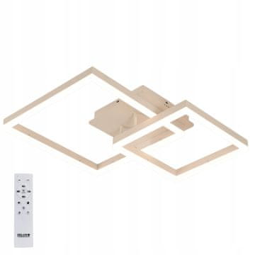 DE STROPNA SVETILKA VISEČA LED LESTENCA + DALJINSKI UPRAVLJALNIK 70W 54cm