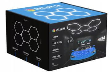 Stropna svetilka LED panel Hexagon 158*229cm 4000K