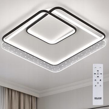 DE Moderna črna LED viseča svetilka PLAFON v 3 barvah za spalnico/dnevno sobo