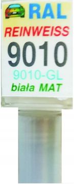 RAL 9010 BELA BELA MAT LAK ZA BARVANJE Z VRSTAMI 10 ML ARASYSTEM