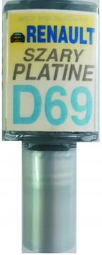 RENAULT D69 PLATINO SIVA AVTOBARVA ZA PRASKE 10 ML ARA