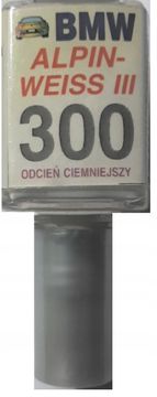 BMW 300 ALPIN WEISS III AVTOBALSKA BARVA ZA ODSTRANJEVANJE PRASK 10 ML ARASYSTEM