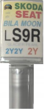 SEAT ŠKODA LS9R 2Y WHITE MOON AVTOBARVA ZA POPRAVILO PRASK 10 ML ARA