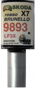 ŠKODA 9893 LF3X ROSSO BRUNELLO AVTOBARVA ZA PRASKE 10 ML ARA