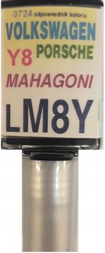 VW PORSCHE LM8Y Y8 MAHAGONI AVTOBARVA PROTI PRASKAM 10 ML ARA