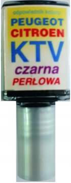 CITROEN PEUGEOT KTV ČRNI BISERNI LAK ZA POPRAVILO PRASK 10 ML