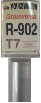 VW R-902 T7 GRAUWEISS AVTOBILSKA LAKIRNA KONTAKTNA VODILNA FORMULA 10 ML ARASYSTEM