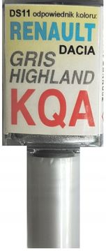 DACIA KQA GRIS HIGHLAND AVTOBARVA ZA ODRASKE KONTAKTNI ARASYSTEM 10 ML