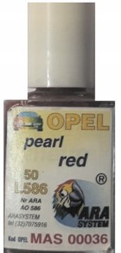 OPEL L586 50 BISERNO RDEČA AVTOBARVA ZA PRASKE 10 ML ARASYSTEM