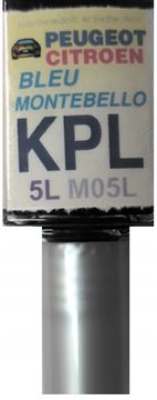 CITROEN PEUGEOT KPL 5L MODRA BARVA MONTEBELLO SCRATCH TOUCH 10 ML ARA