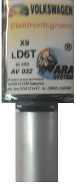 VW LD6T X9 POPRAVILO OPRASK V ZELENI BARVI ELEKTRONSKO