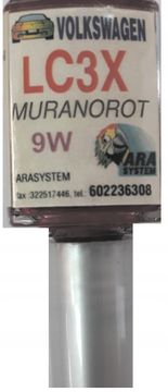 VW LC3X 9W MURANOROT AVTOBARVA ZA PRASKE KONTAKTNA 10 ML ARASYSTEM