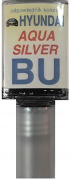 HYUNDAI BU AQUA SILVER AVTOBARVA ZA PRASKE 10 ML ARASYSTEM