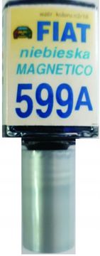 FIAT 599A MODRA MAGNETNA = JEEP PBM POPRAVILO PRASK AVTOBARVE 10 ML ARA