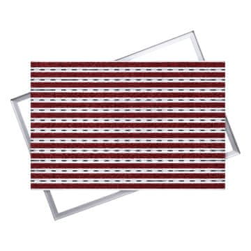 Ente ALUMINIJASTA PREDPRTILNICA Z BRUTO DEBELJINO: 80x60, 17 mm Z OKVIRJEM