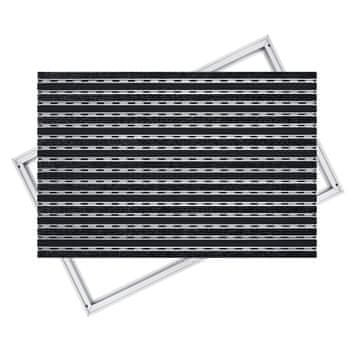 Ente ALUMINIJSKA PREDPRTINA Z GUMO + ROČAJI: 60x40, 17 mm Z OKVIRJEM