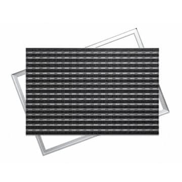 Ente ALUMINIJASTA KRTAČA ZA BRISANJE: 80x60, 17 mm Z OKVIRJEM