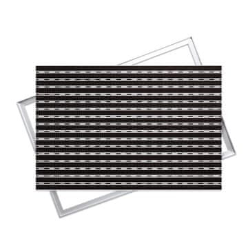 Ente ALUMINIJASTA KRTAČA ZA BRISANJE: 75x50, 17 mm Z OKVIRJEM